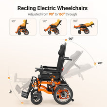 Verpal 160° Adjustable Backrest Reclining Electric Wheelchair E310S