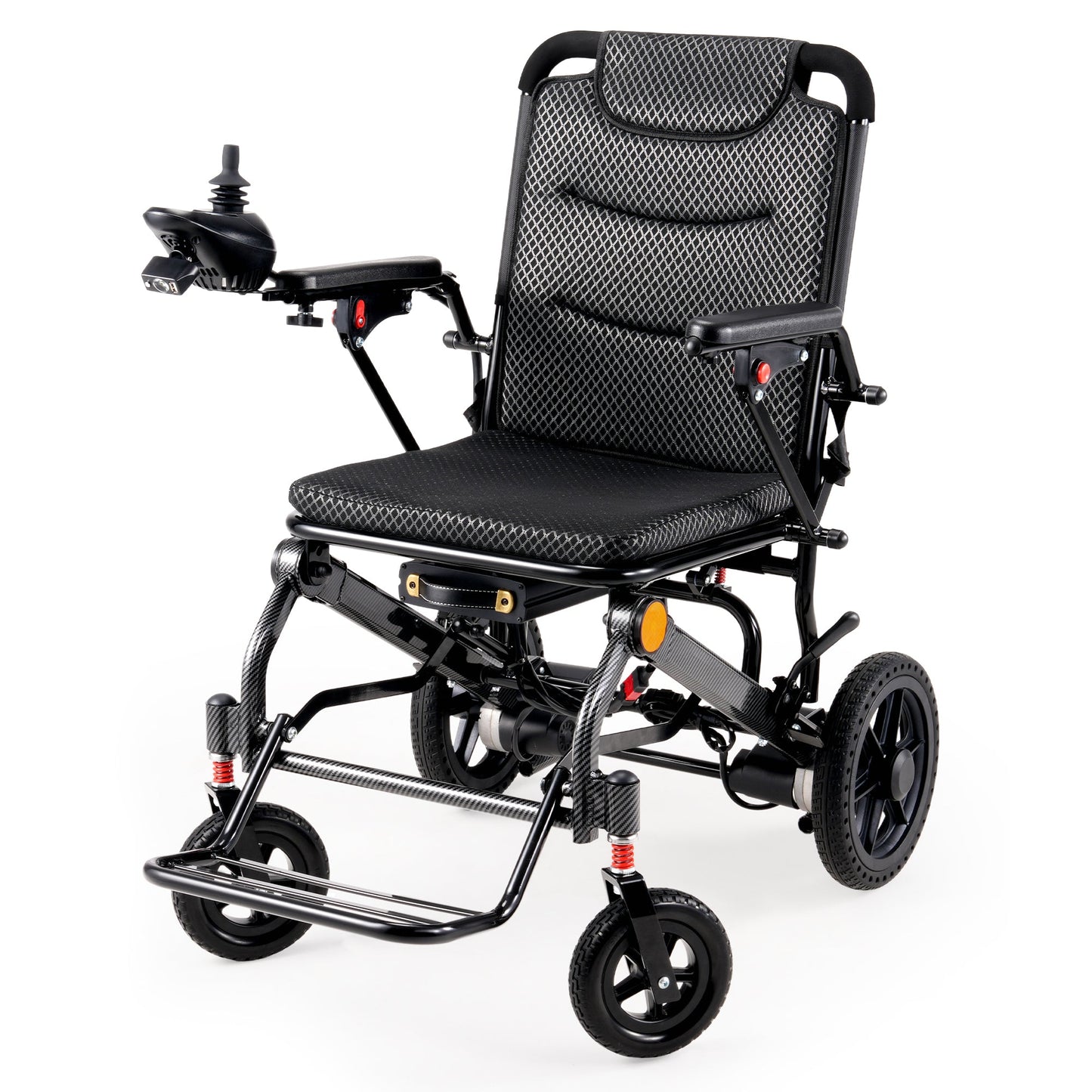 Verpal Long-Range Lightweight Electric Wheelchair with Powerful Motor E100Y