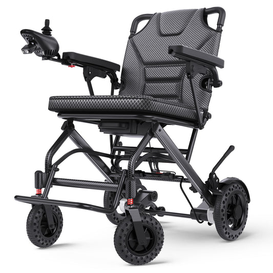Verpal Upgrade Airline-Approved Lightweight Folding Electric Wheelchair