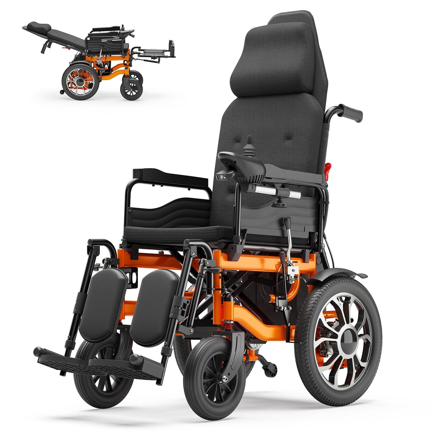 Verpal 160° Adjustable Backrest Reclining Electric Wheelchair E310S
