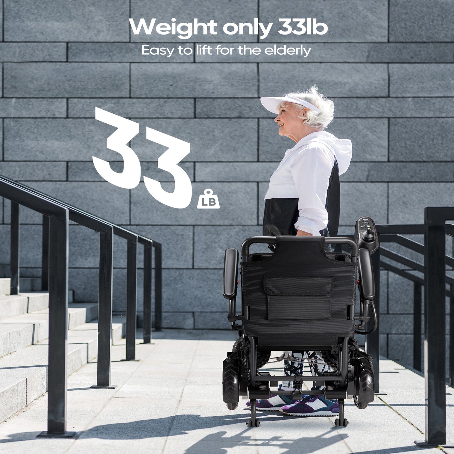 Verpal Airline Approval Lightweight Electric Wheelchair A03D