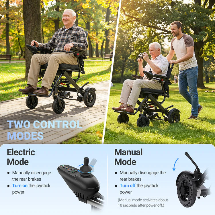 Verpal Airline Approval Lightweight Electric Wheelchair A406