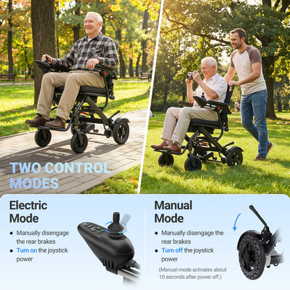 Verpal Airline Approval Lightweight Electric Wheelchair A406
